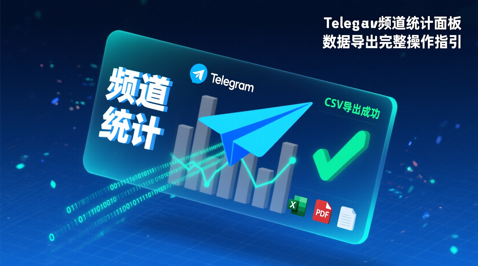 Telegram频道统计面板数据导出完整操作指引